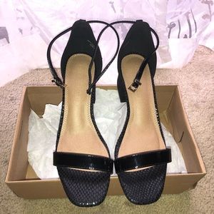 Snake print 2" heels